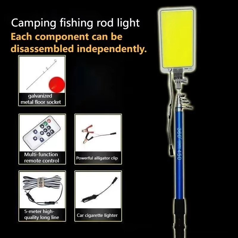 12V Out-door Multifunctional C - Fishing Rod Travel recension och pris