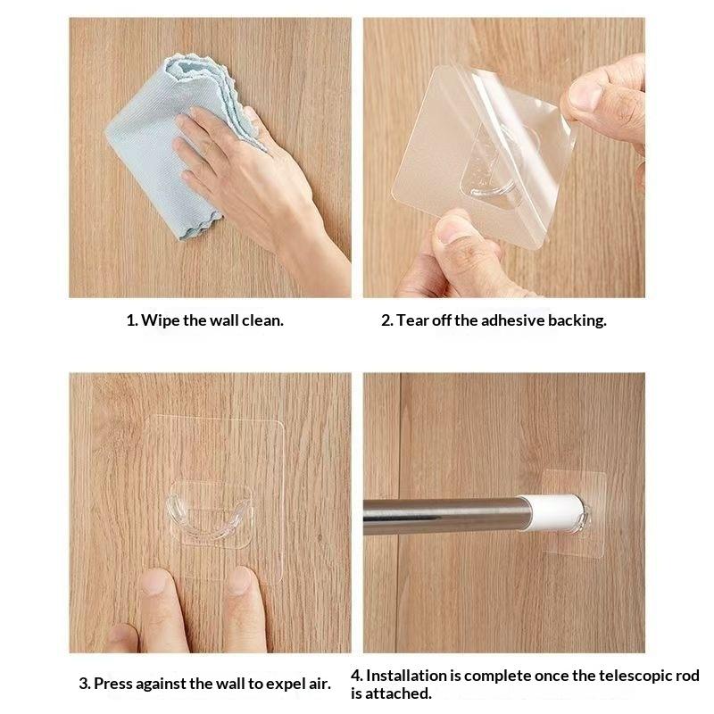 No Drill Transparent Self Adhe - Fishing Rod Holder recension och pris