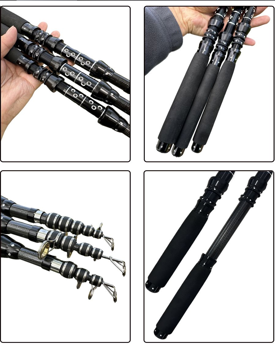 1.8/2.1/2.4/2.7/3.0M Telescopi - Fishing Rod Surf recension och pris