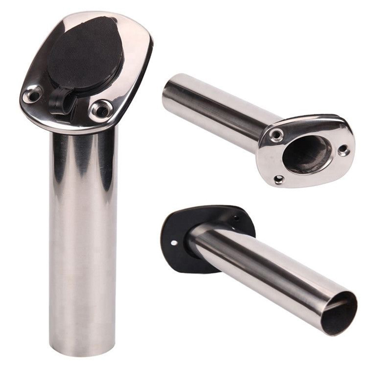 Stainless Steel Fixed-Angle (1 - Fishing Rod Holder recension och pris
