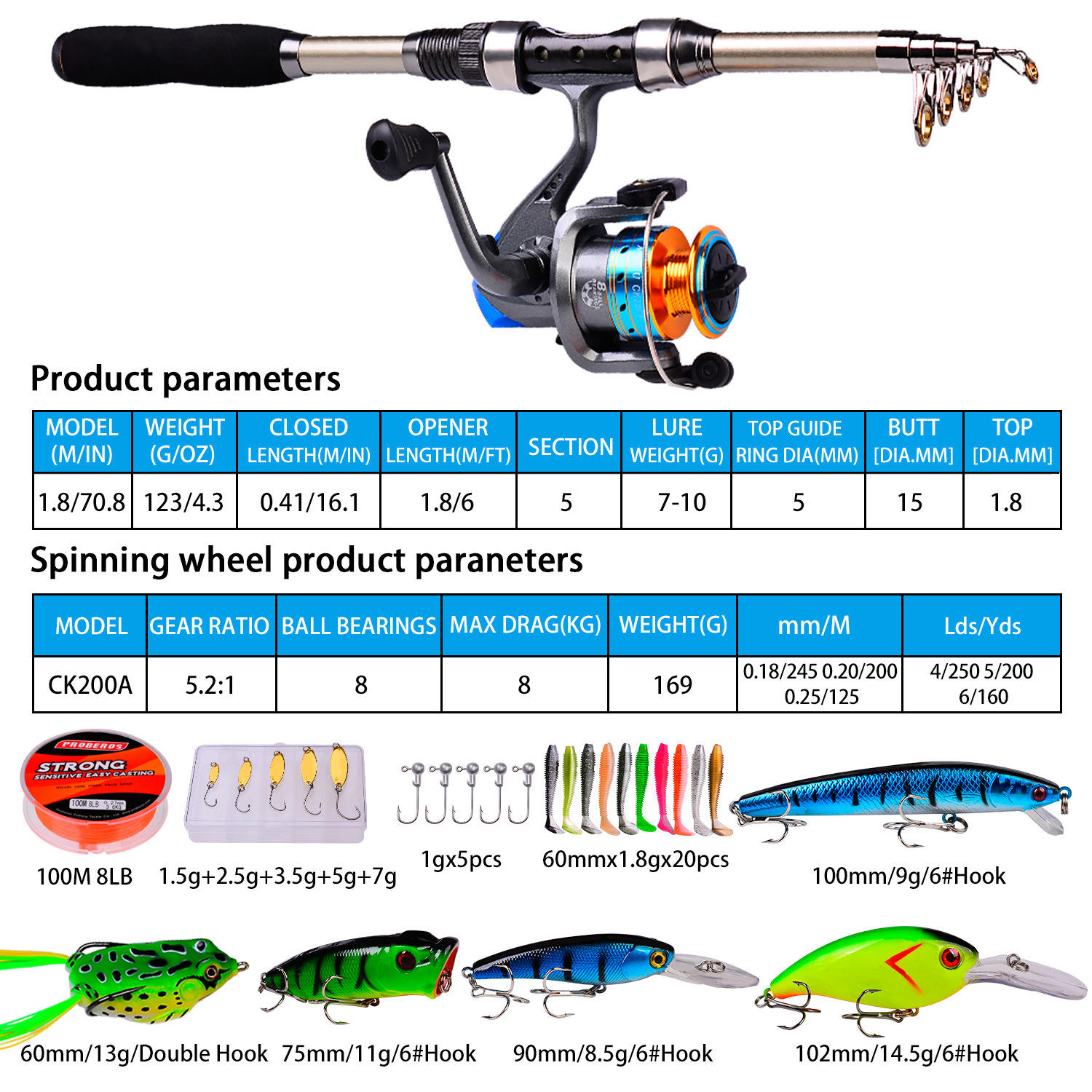 Fishing Rod and Reel Combo Car - Fishing Rod Carbon Fiber recension och pris