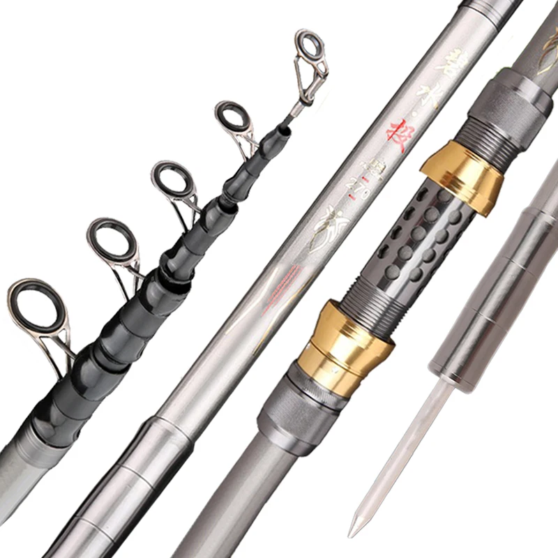 1.8M-3.6M Superhard Telescopic - Fishing Rod Surf recension och pris
