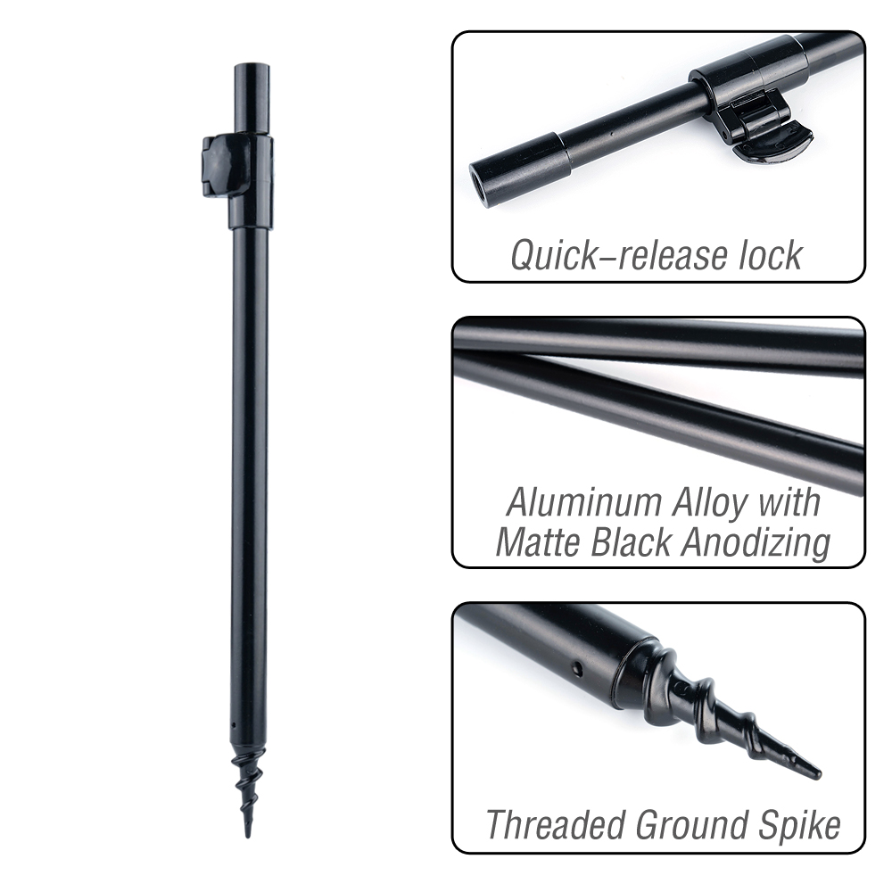Telescopic Fishing Bank Stick  - Fishing Rod Rack recension och pris