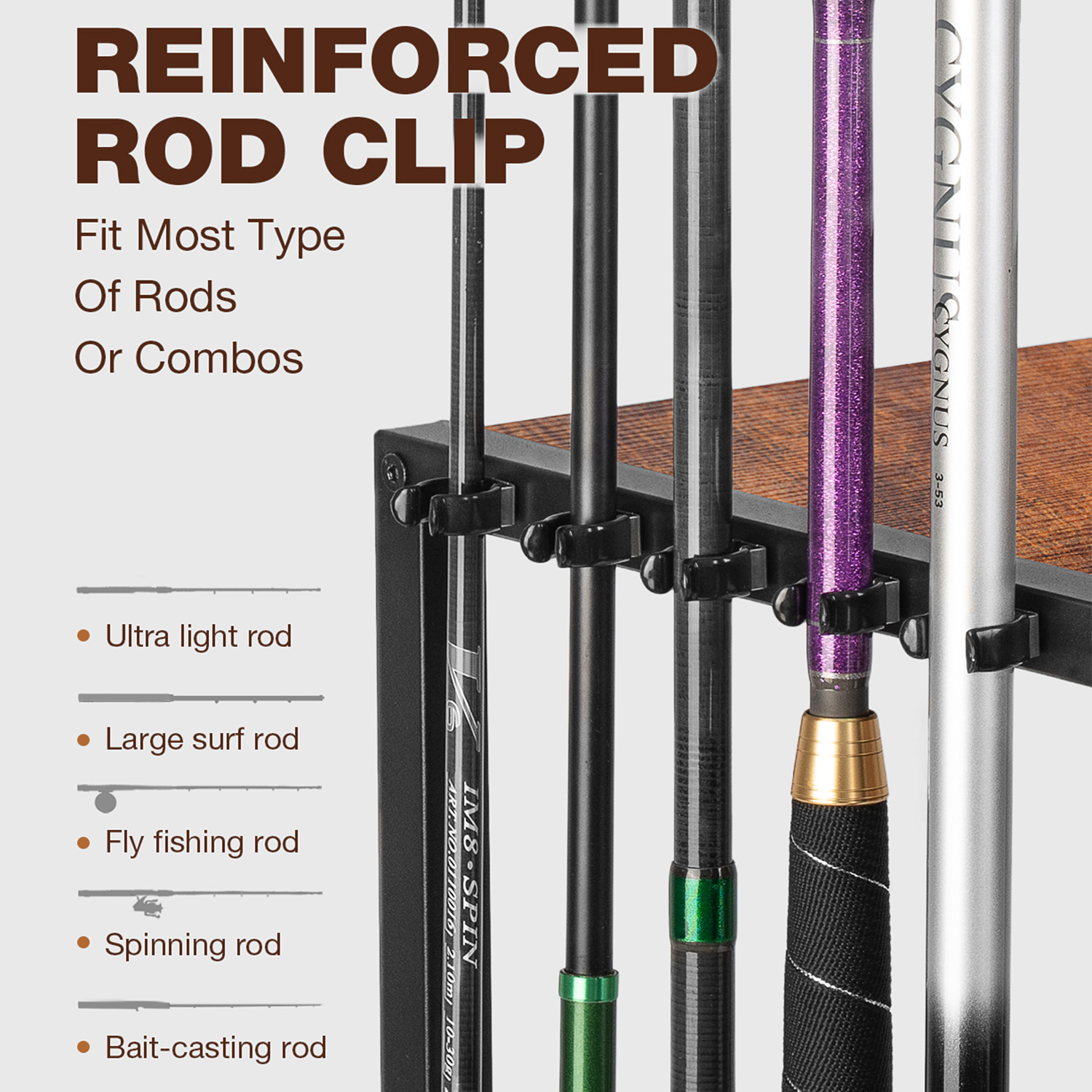 Ghosthorn Rotating Fishing Tac - Fishing Rod Rack recension och pris