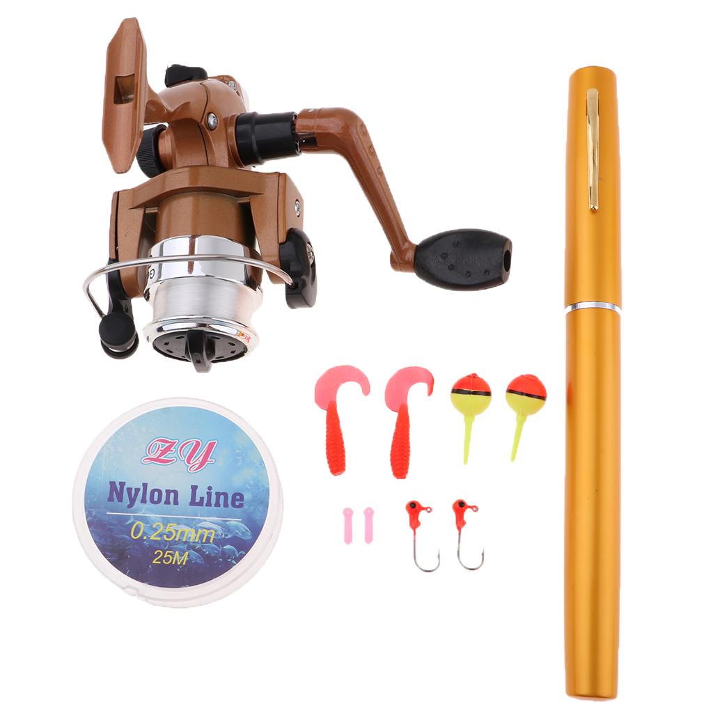 Mini Portable Pocket Fishing P - Fishing Rod Spinning recension och pris