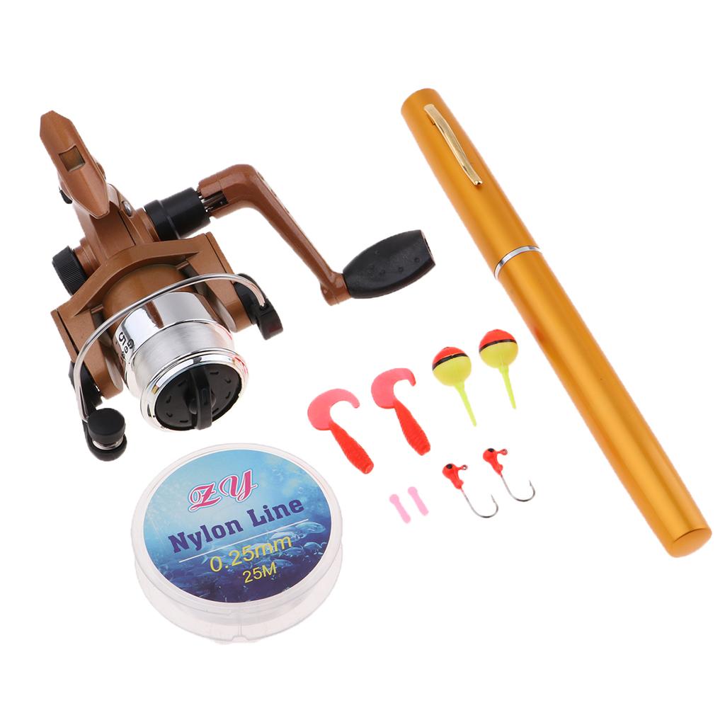 Mini Portable Pocket Fishing P - Fishing Rod Spinning recension och pris