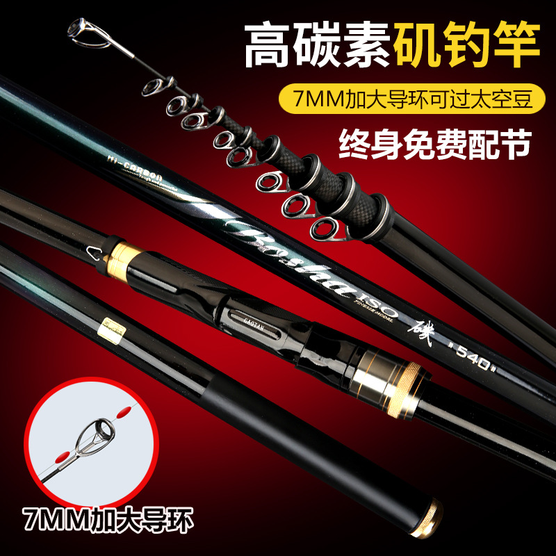 Spinning Carbon Fiber Telescop - Fishing Rod Surf recension och pris