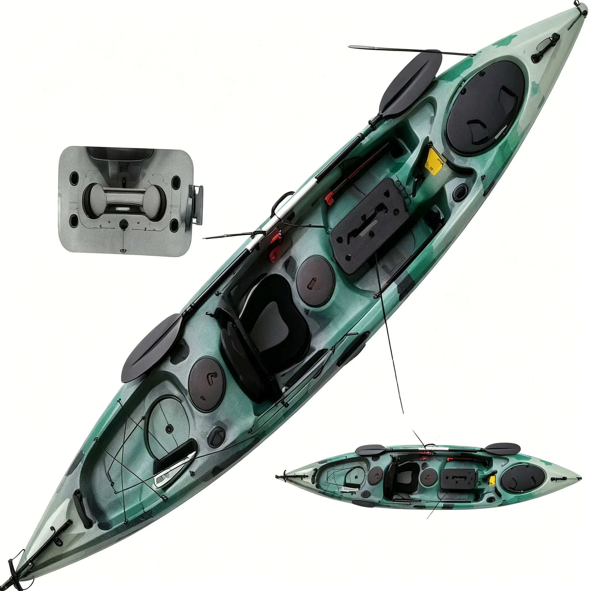 Single Person Polyethylene Ped - Fishing Rod Holder recension och pris