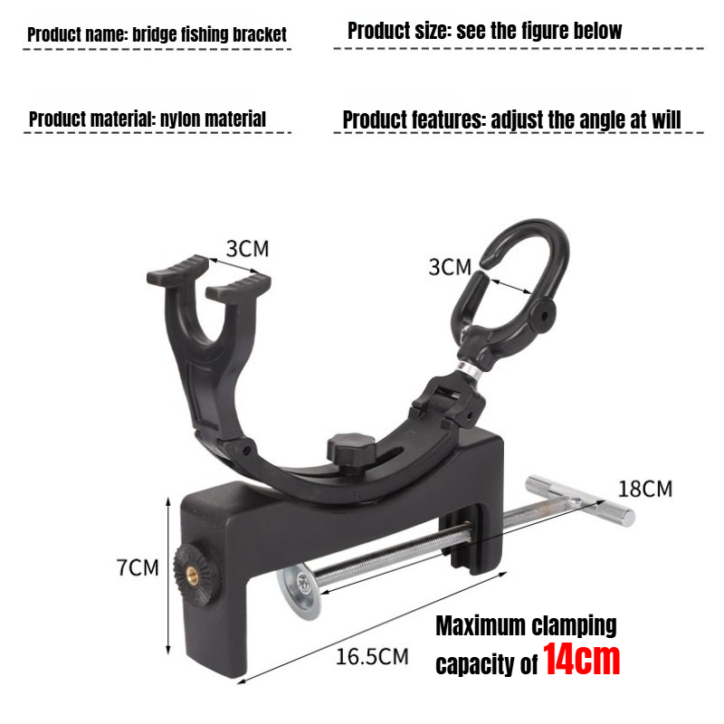 360° Rotating Adjustable Heavy - Fishing Rod Travel recension och pris