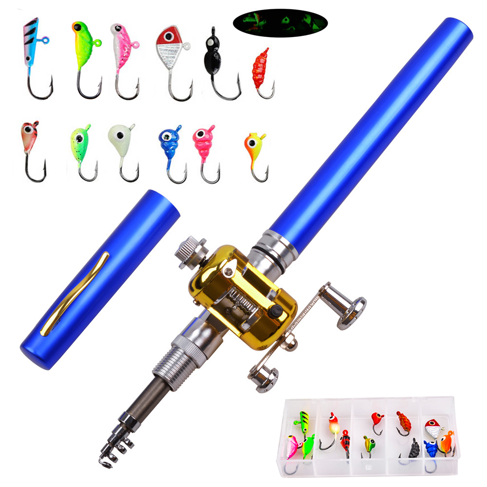 Mini ice fishing rod Combo wit - Fishing Rod Fly recension och pris