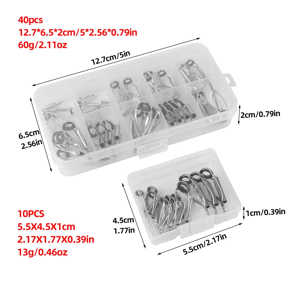 10/40pcs Fishing rod Tip Repai - Fishing Rod Repair Kit recension och pris